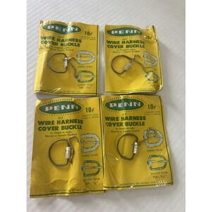 Vintage Penn Products Self Wire Harness Cover Buckle Lot Of 4‎ NOS New USA 1951